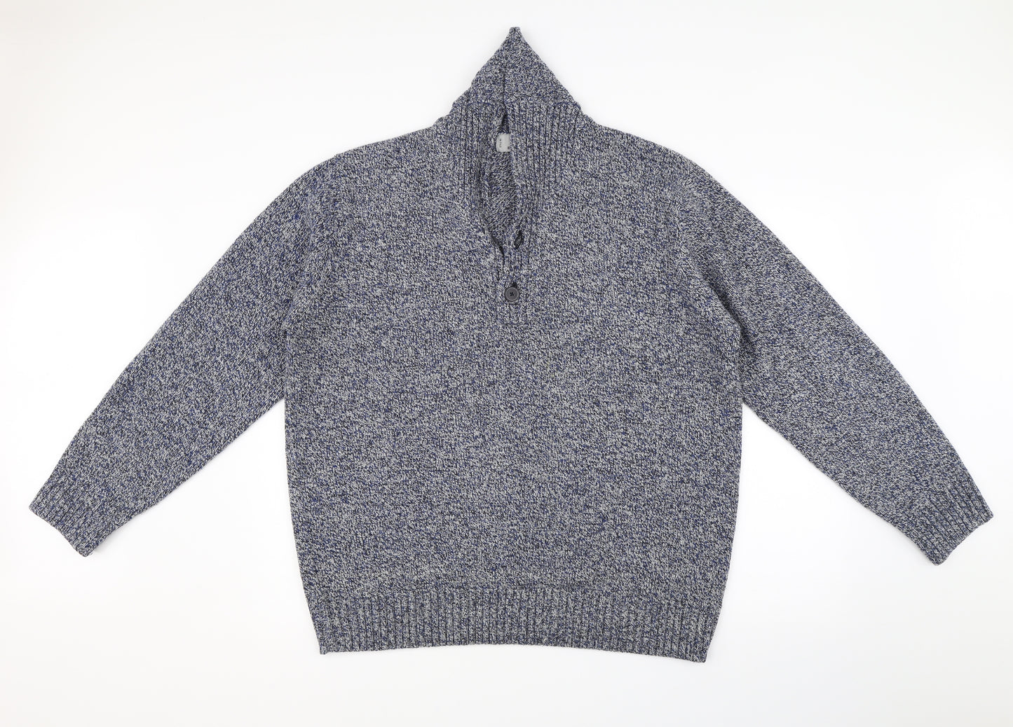 Marks and Spencer Mens Blue   Pullover Jumper Size XL