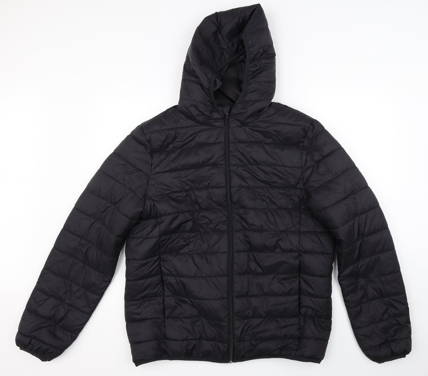 Primark Mens Black   Puffer Jacket Coat Size L