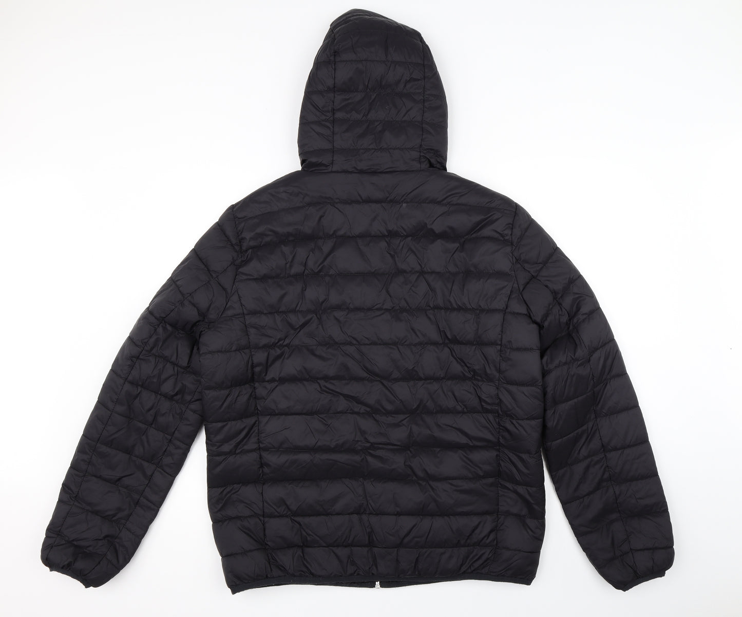 Primark Mens Black   Puffer Jacket Coat Size L