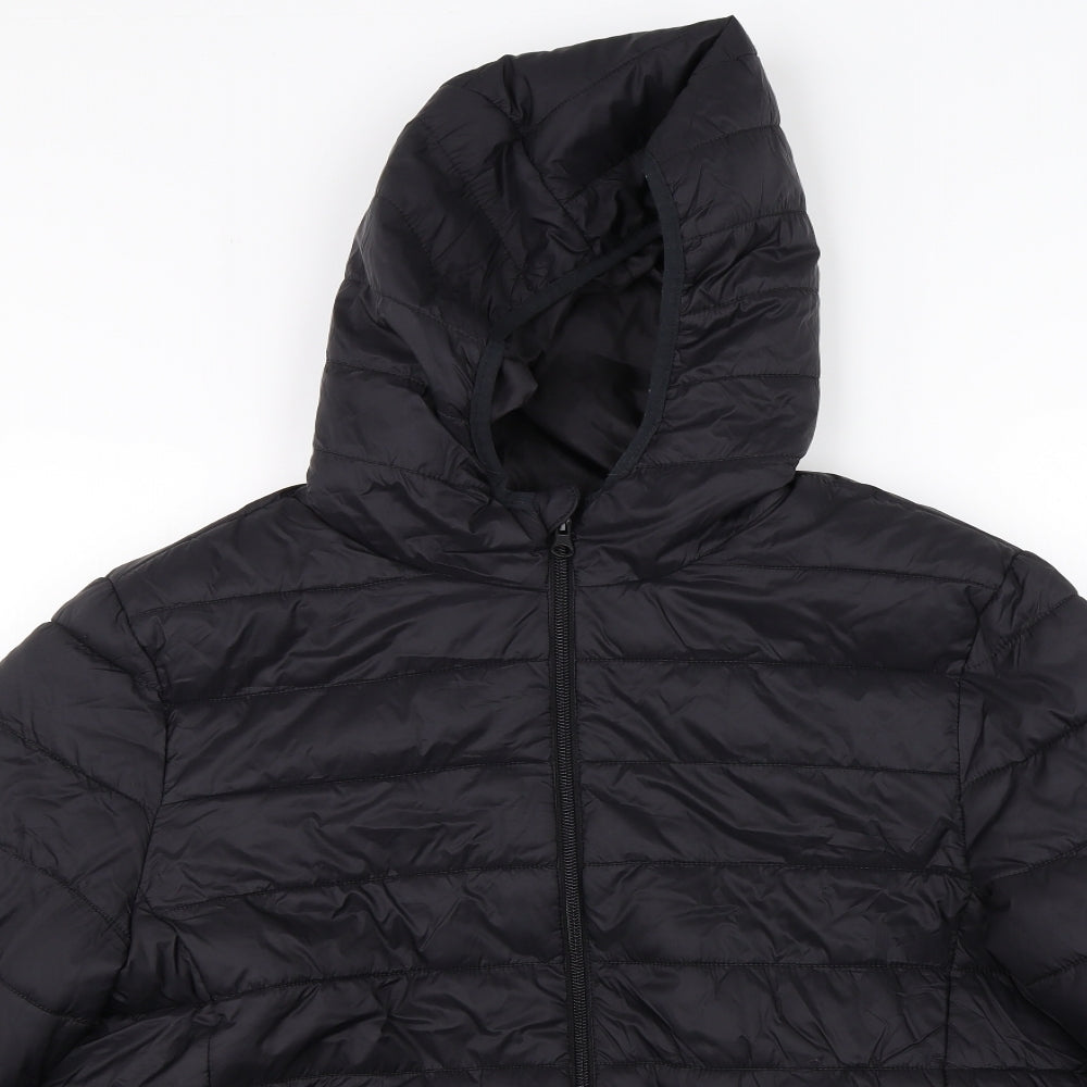 Primark Mens Black   Puffer Jacket Coat Size L