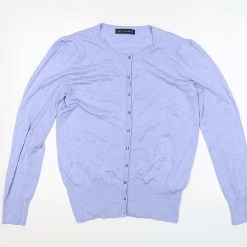 Marks and Spencer Womens Blue   Cardigan Jumper Size 10