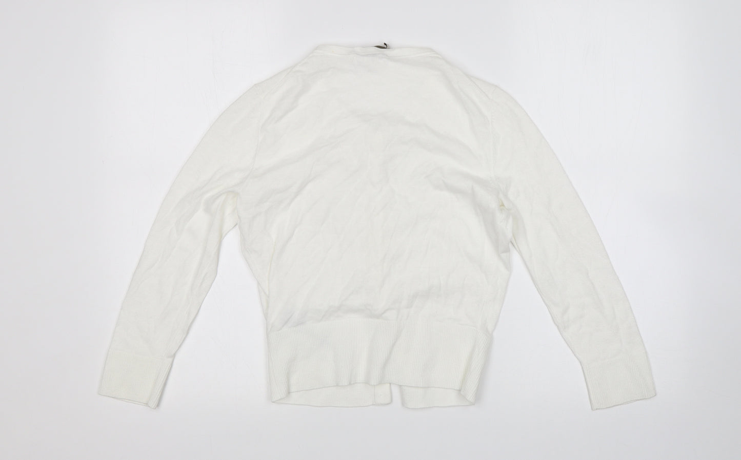 Hobbs Womens White   Cardigan Jumper Size XS