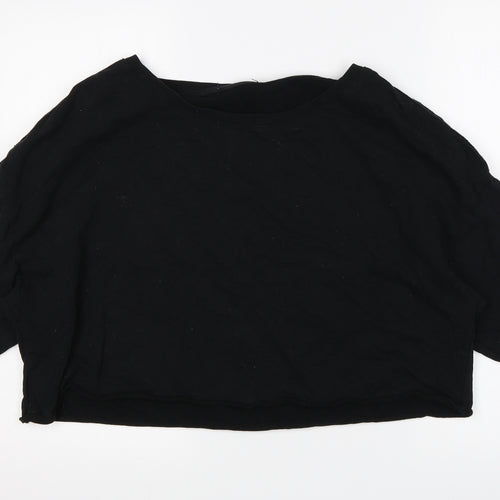 Atmosphere Womens Black   Pullover Sweatshirt Size 12