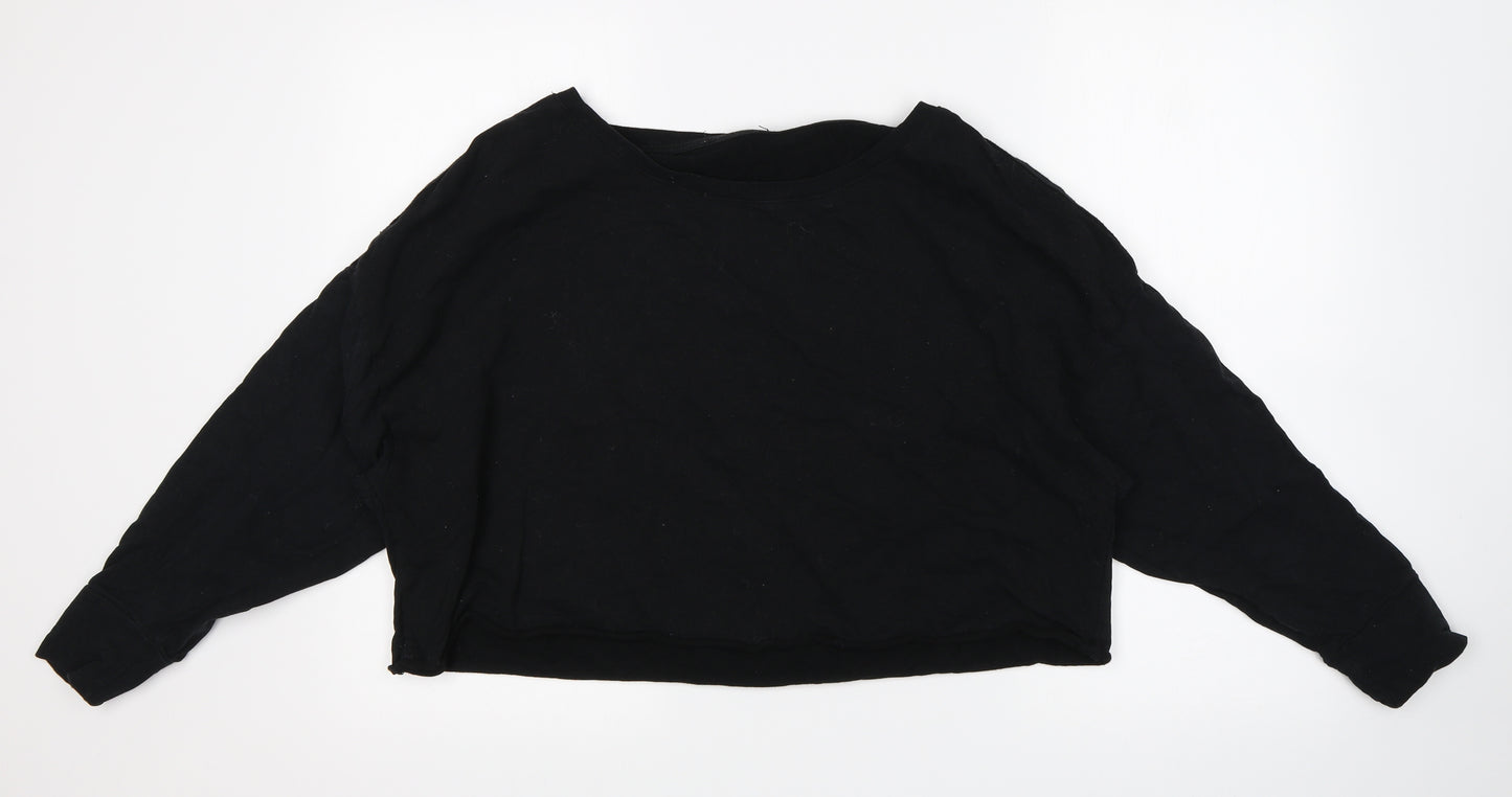 Atmosphere Womens Black   Pullover Sweatshirt Size 12