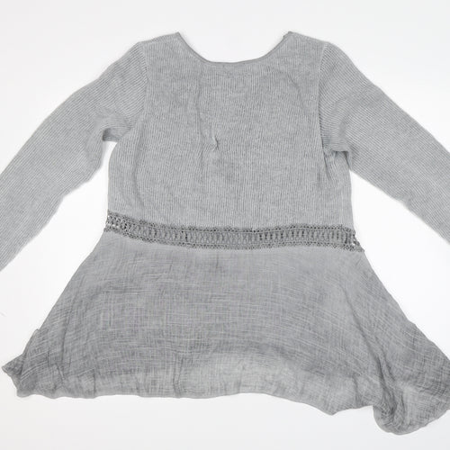 Klass Womens Grey   Pullover Jumper Size M