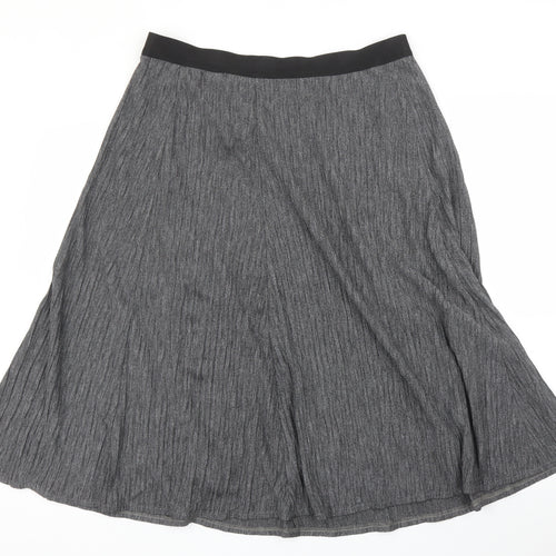 Gerry Weber Womens Grey   A-Line Skirt Size 14