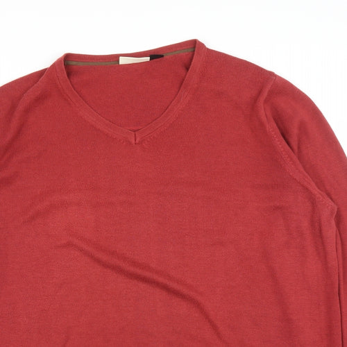 Nobel League Mens Red   Pullover Jumper Size 2XL
