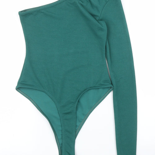 PRETTYLITTLETHING Womens Green   Leotard One-Piece Size 4