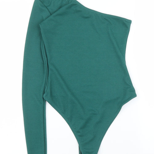 PRETTYLITTLETHING Womens Green   Leotard One-Piece Size 4