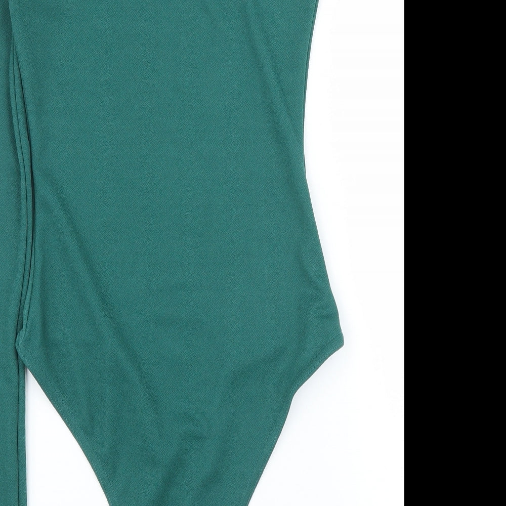 PRETTYLITTLETHING Womens Green   Leotard One-Piece Size 4