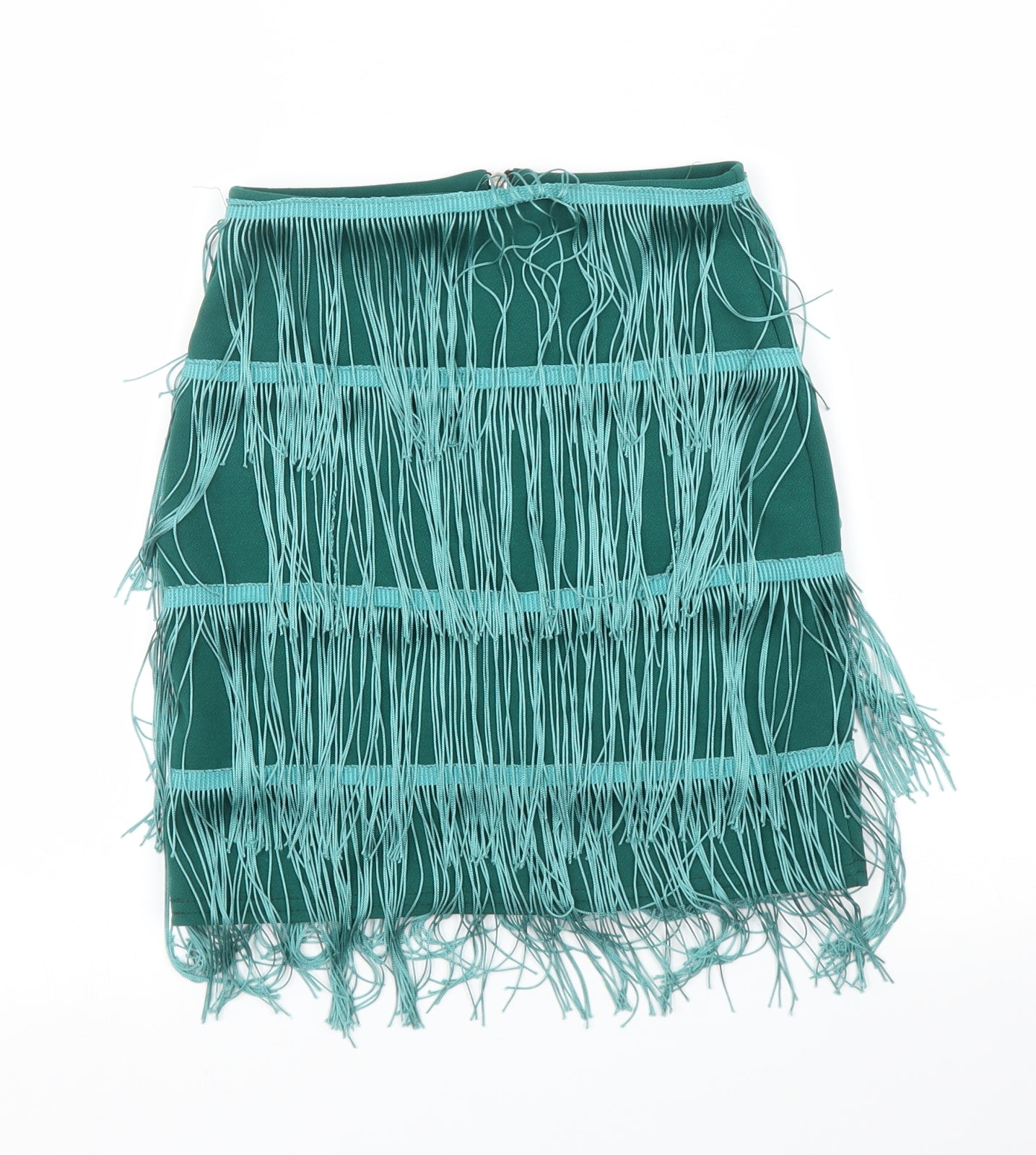 PRETTYLITTLETHING Womens Green   A-Line Skirt Size 4