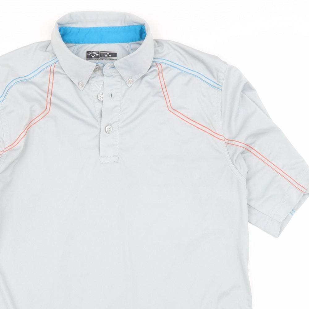 Callaway Mens Grey    Polo Size M
