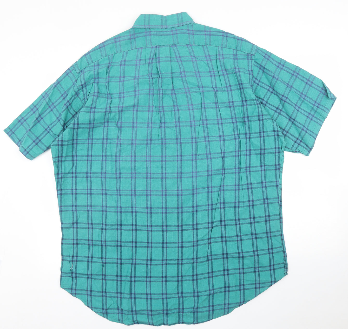 Polo Ralph Lauren Mens Green Plaid   Button-Up Size L
