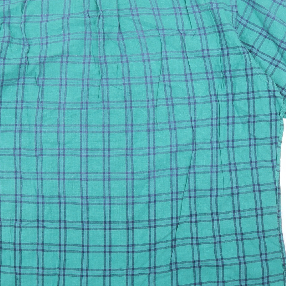 Polo Ralph Lauren Mens Green Plaid   Button-Up Size L