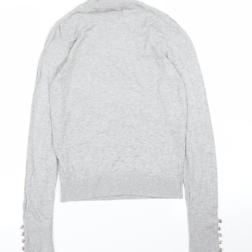 Topshop Womens Grey   Pullover Jumper Size 10