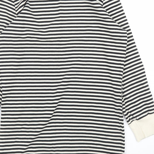 Select Womens White Striped  Tunic Jumper Size 12