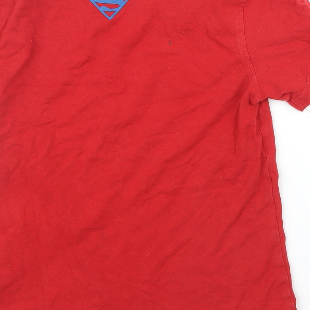 George Boys Red   Basic T-Shirt Size 8 Years
