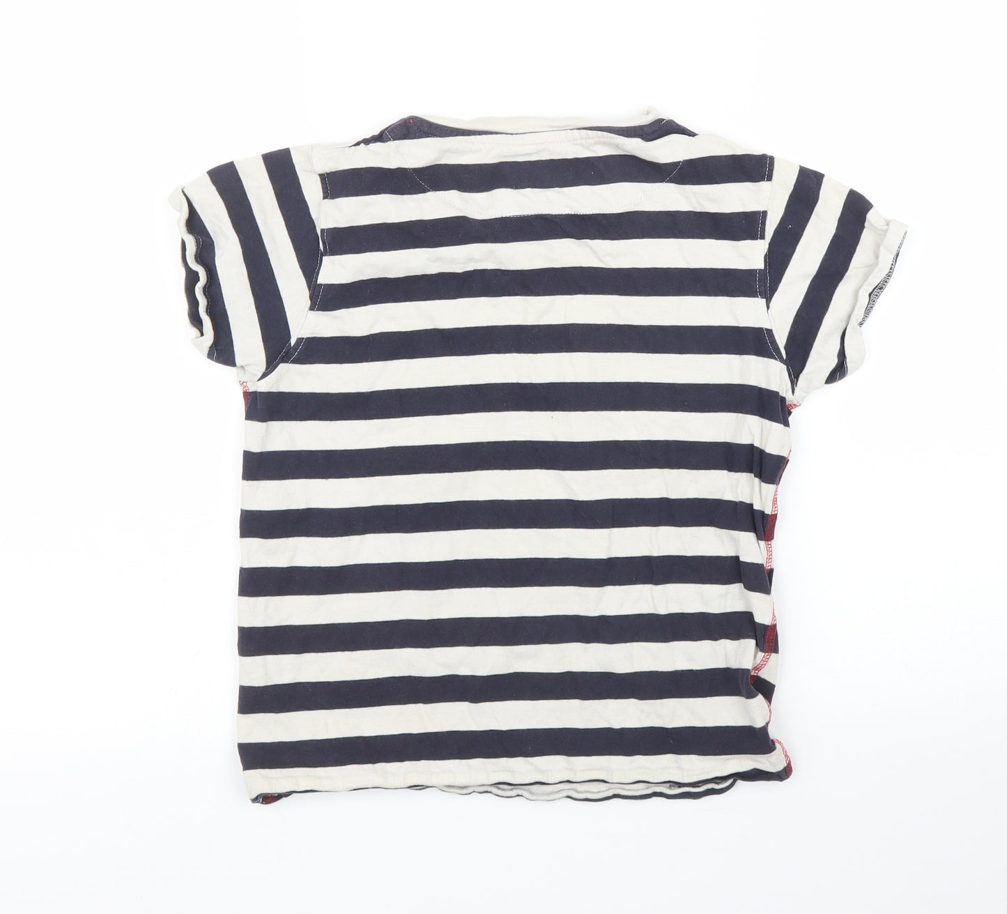 Peter Storm Boys Blue Striped  Basic T-Shirt Size 11 Years