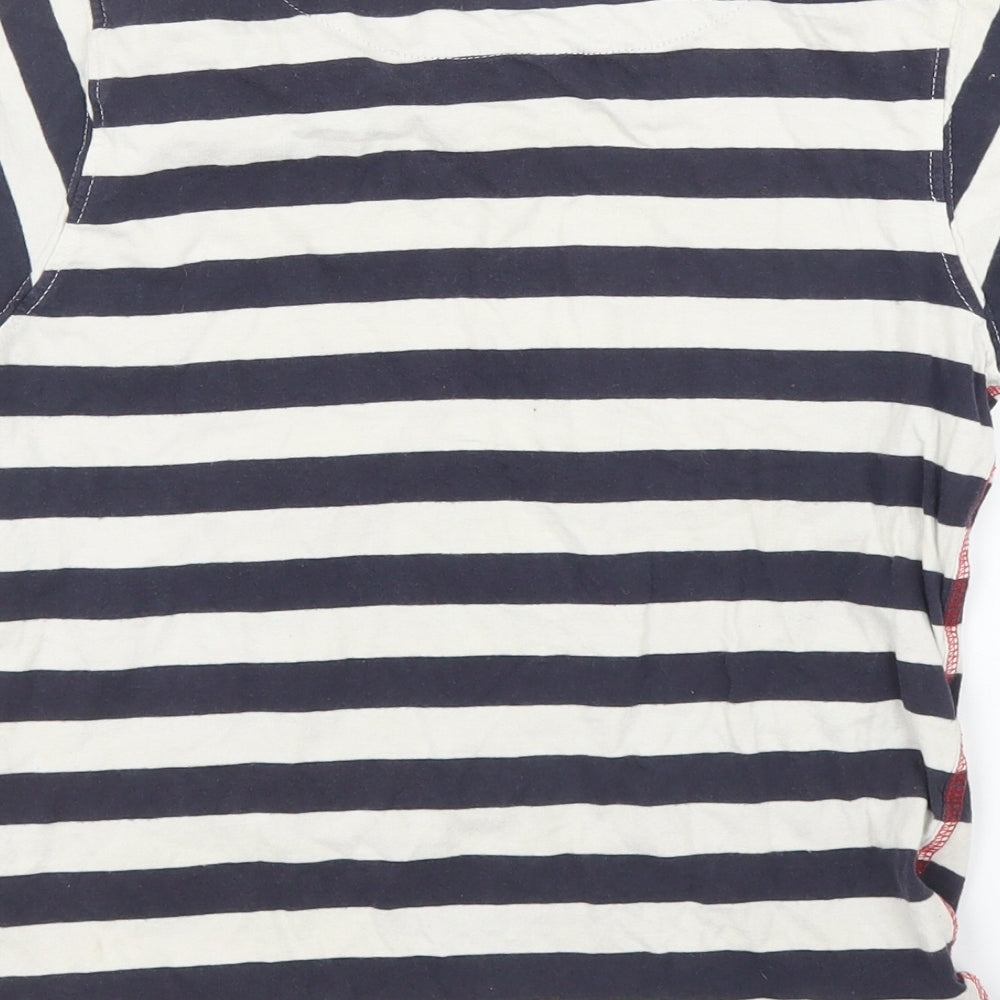 Peter Storm Boys Blue Striped  Basic T-Shirt Size 11 Years