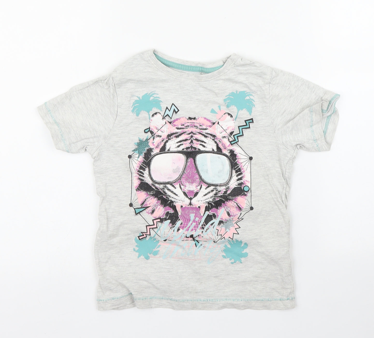 TU Boys Grey   Basic T-Shirt Size 5 Years