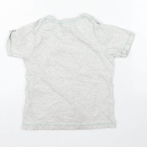 TU Boys Grey   Basic T-Shirt Size 5 Years