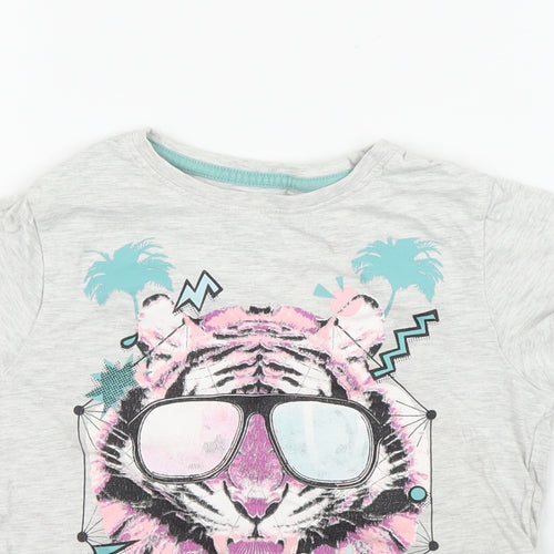 TU Boys Grey   Basic T-Shirt Size 5 Years