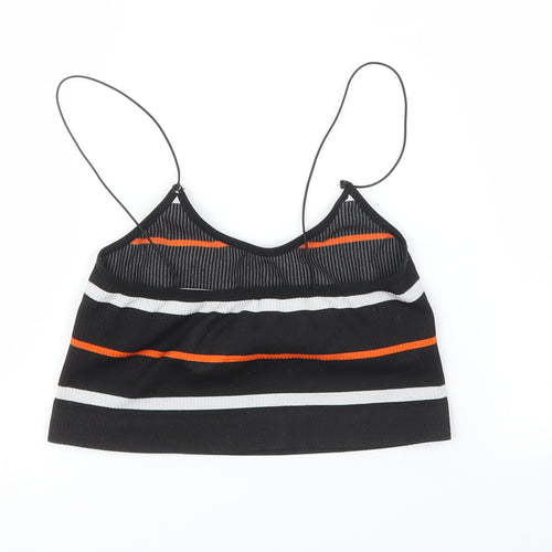 Primark Womens Black Striped  Camisole Tank Size XS  - Cropped
