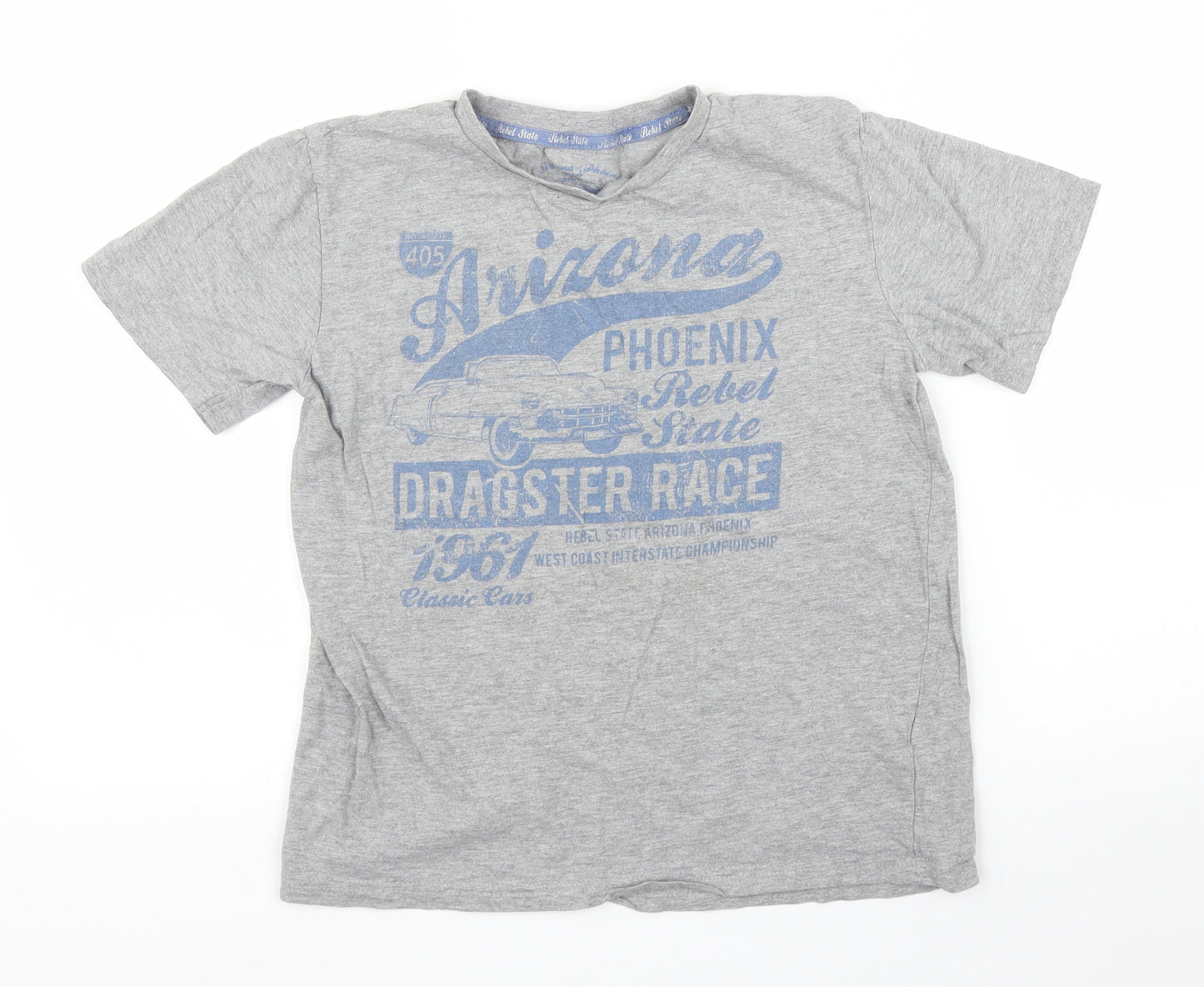 Primark Boys Grey   Basic T-Shirt Size 10 Years