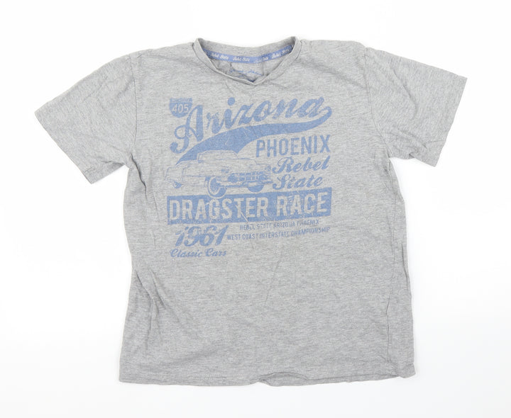 Primark Boys Grey   Basic T-Shirt Size 10 Years