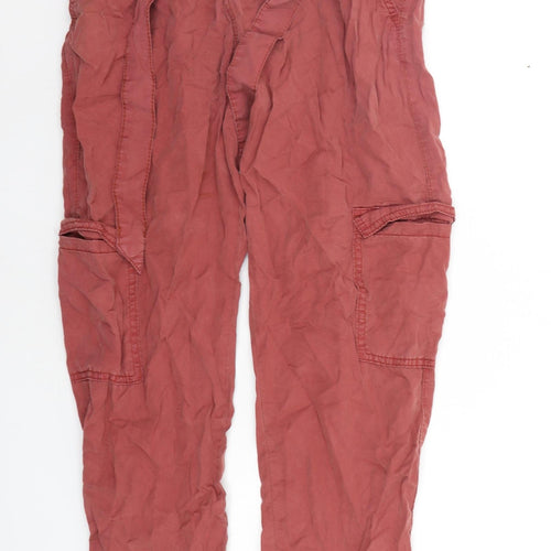 Primark Womens Red   Trousers  Size 8 L25 in