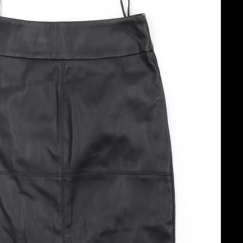 Dorothy Perkins Womens Black   A-Line Skirt Size 10