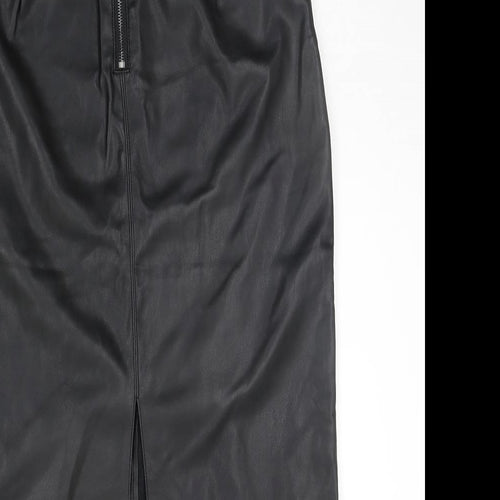 Dorothy Perkins Womens Black   A-Line Skirt Size 10