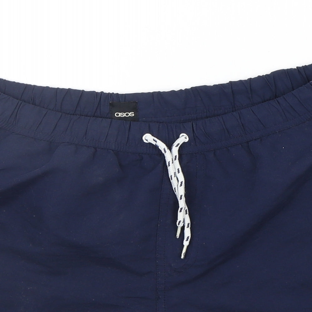ASOS Mens Blue   Chino Shorts Size 34 in