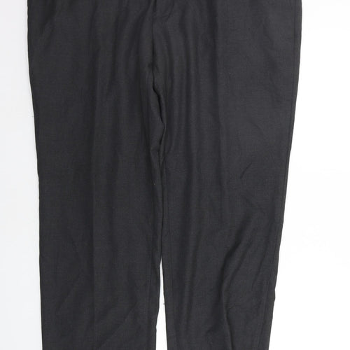 MOSS Womens Grey   Trousers  Size 42 in L27 in