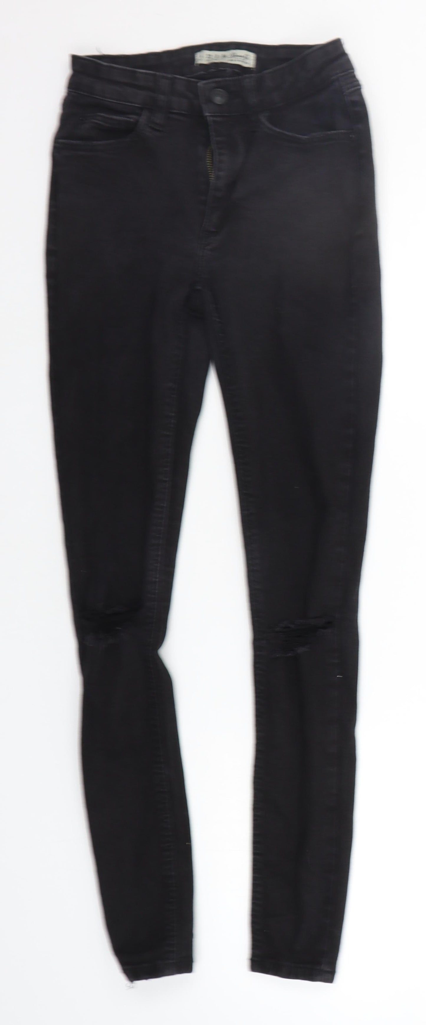 Denim & Co. Womens Black   Skinny Jeans Size 4 L27 in