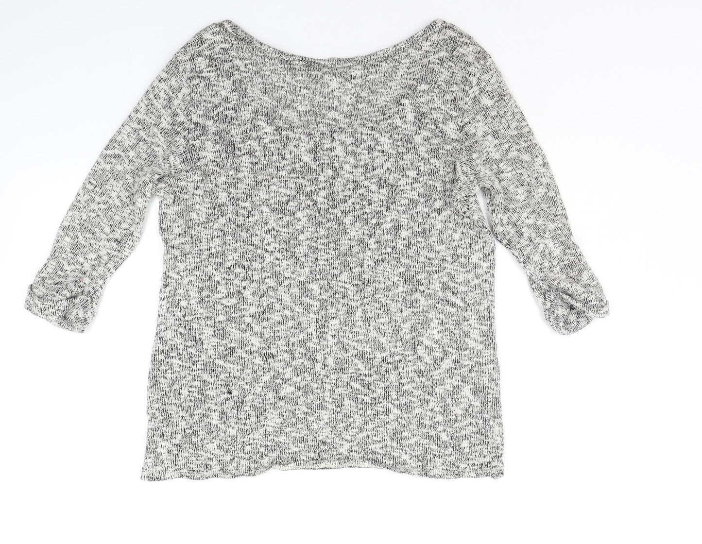 Sparkle & Fade Womens Grey   Pullover Jumper Size L