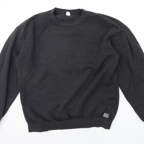 body athletic free Mens Grey   Pullover Jumper Size M