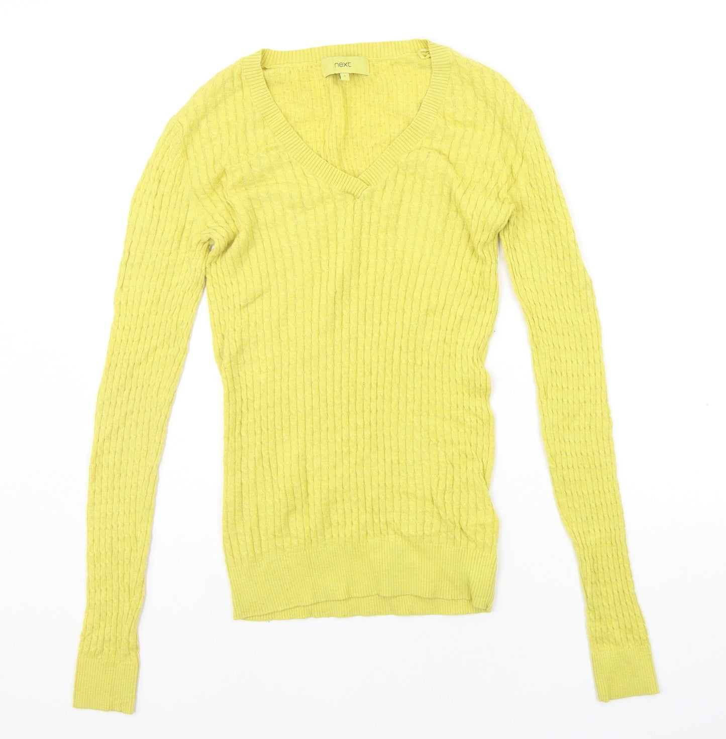 NEXT Womens Yellow   Pullover Jumper Size 6