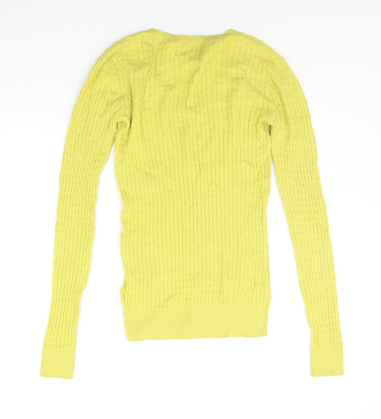 NEXT Womens Yellow   Pullover Jumper Size 6