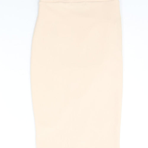 Missguided Womens Orange   A-Line Skirt Size 6