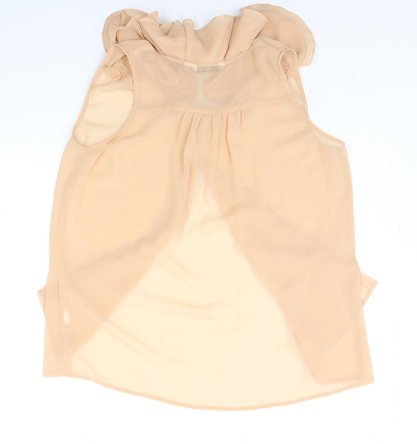 New Look Womens Beige   Basic Button-Up Size 12