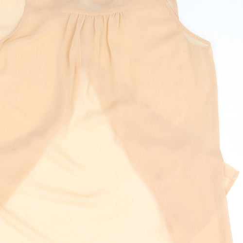 New Look Womens Beige   Basic Button-Up Size 12