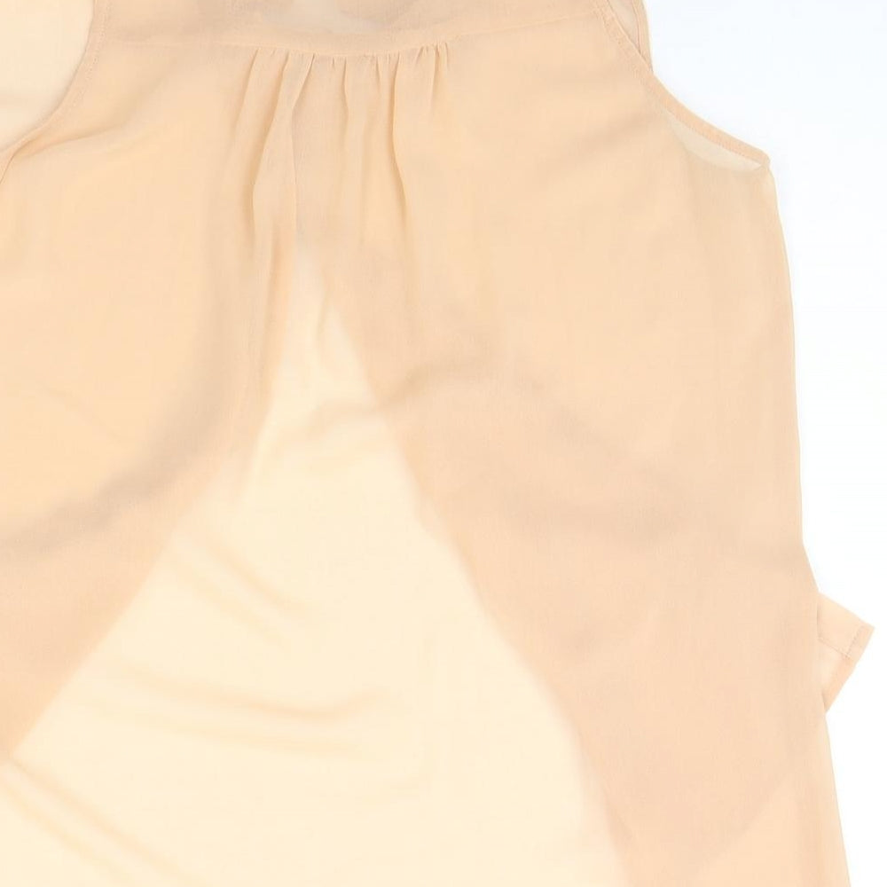 New Look Womens Beige   Basic Button-Up Size 12