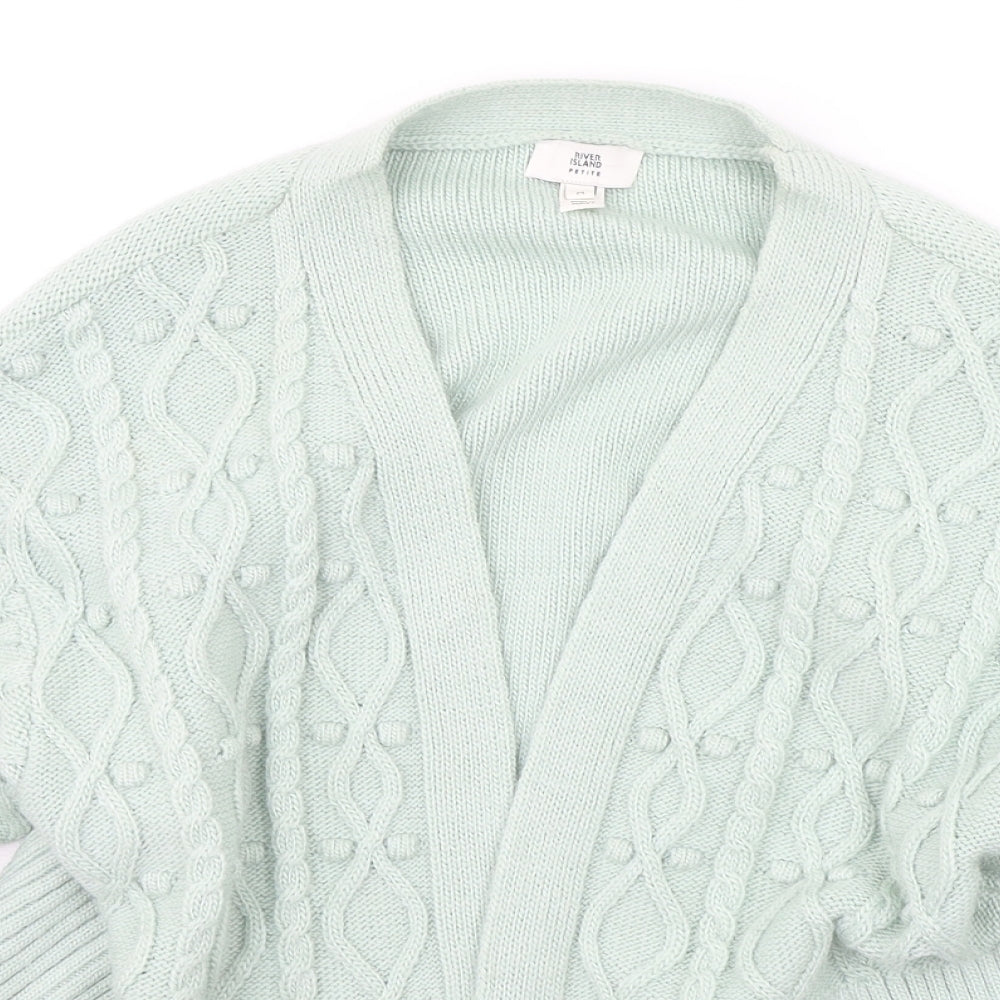 River Island Womens Blue   Cardigan Jumper Size M