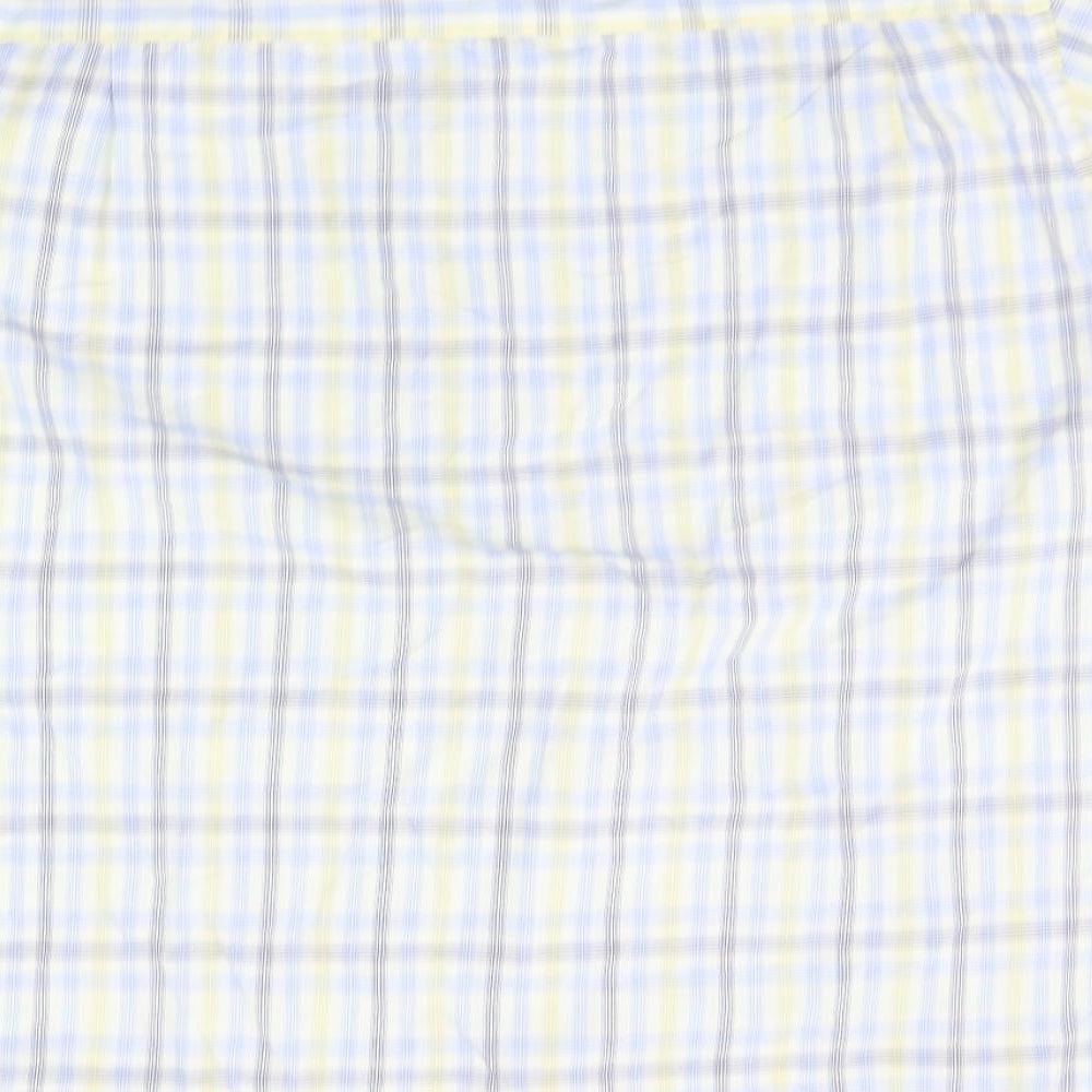 Wolsey Mens Blue Check   Button-Up Size L