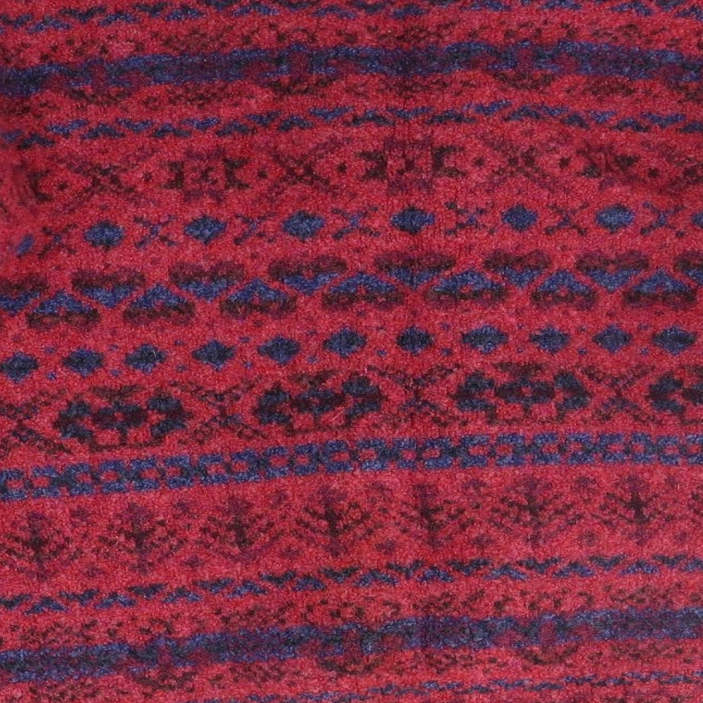 Harley Womens Red Geometric  Cardigan Jumper Size XL