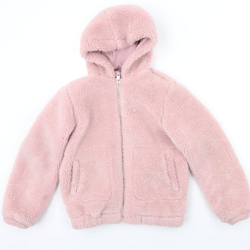 George Girls Pink   Jacket Coat Size 9-10 Years