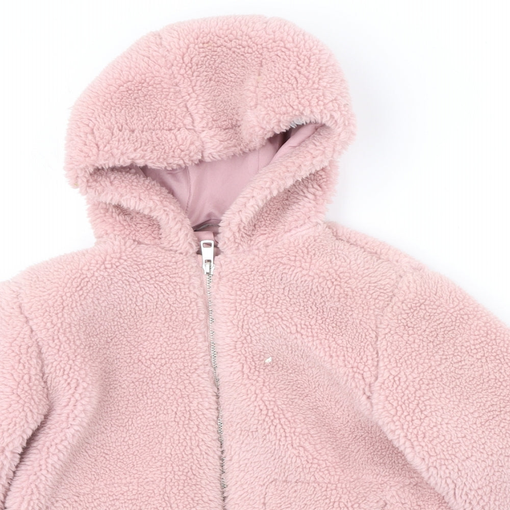 George Girls Pink   Jacket Coat Size 9-10 Years