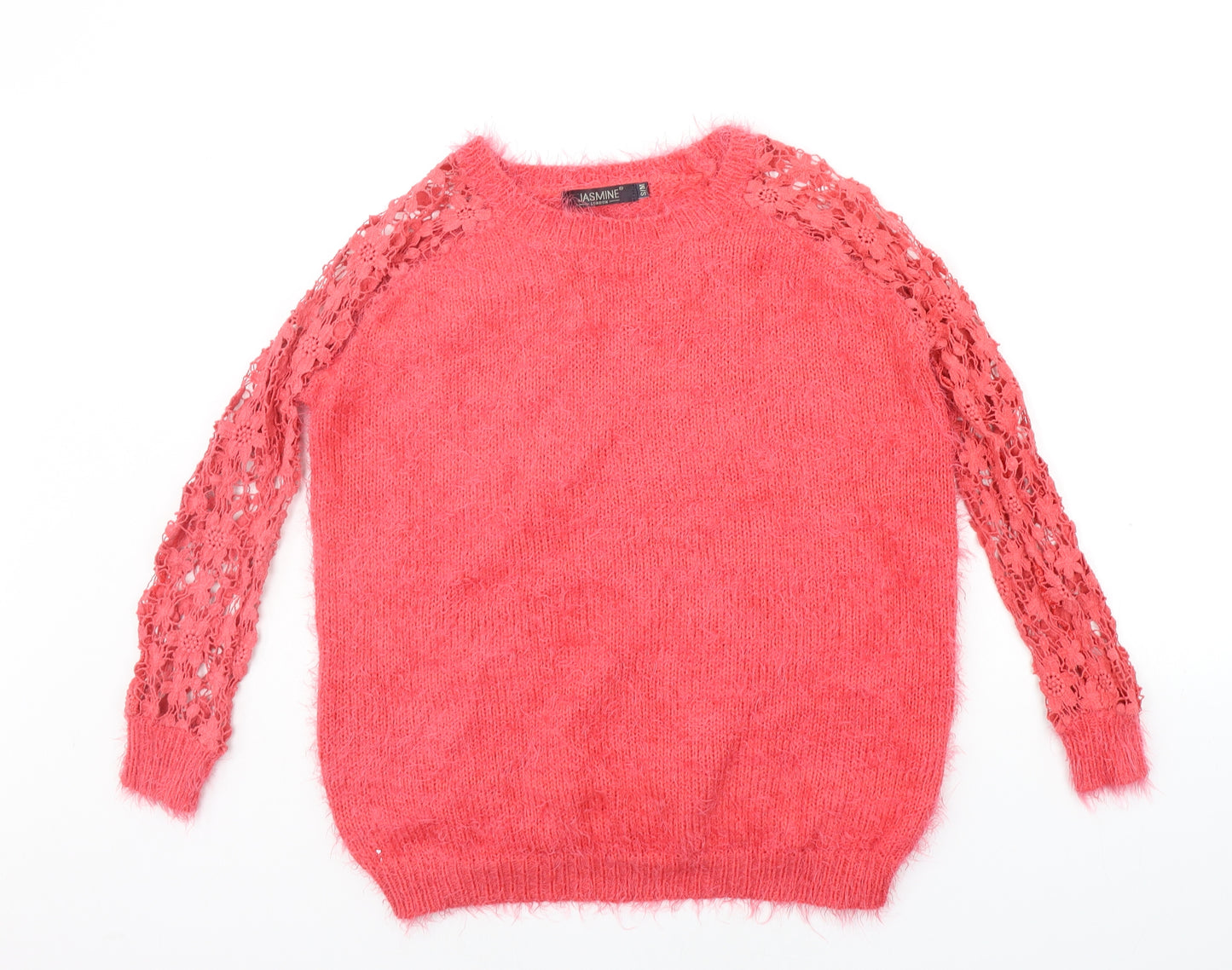 Jasmine Womens Pink   Pullover Jumper Size M