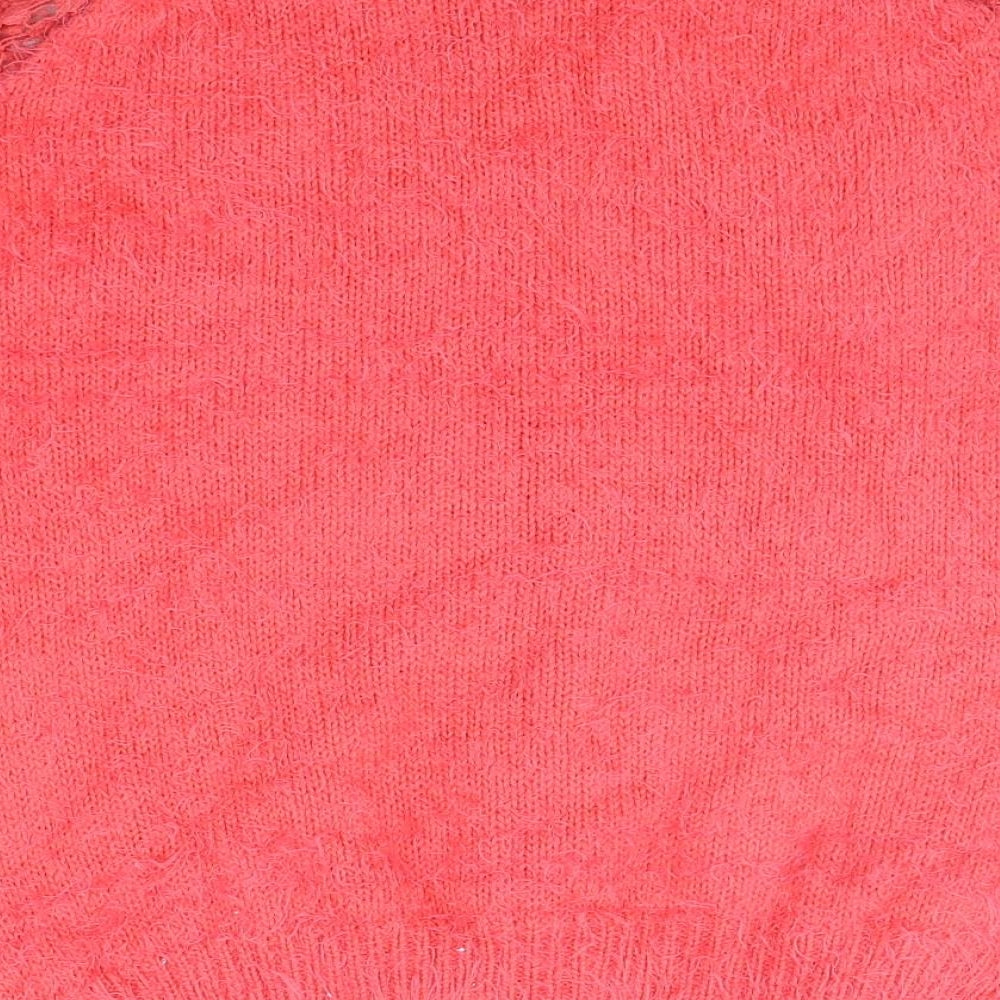 Jasmine Womens Pink   Pullover Jumper Size M